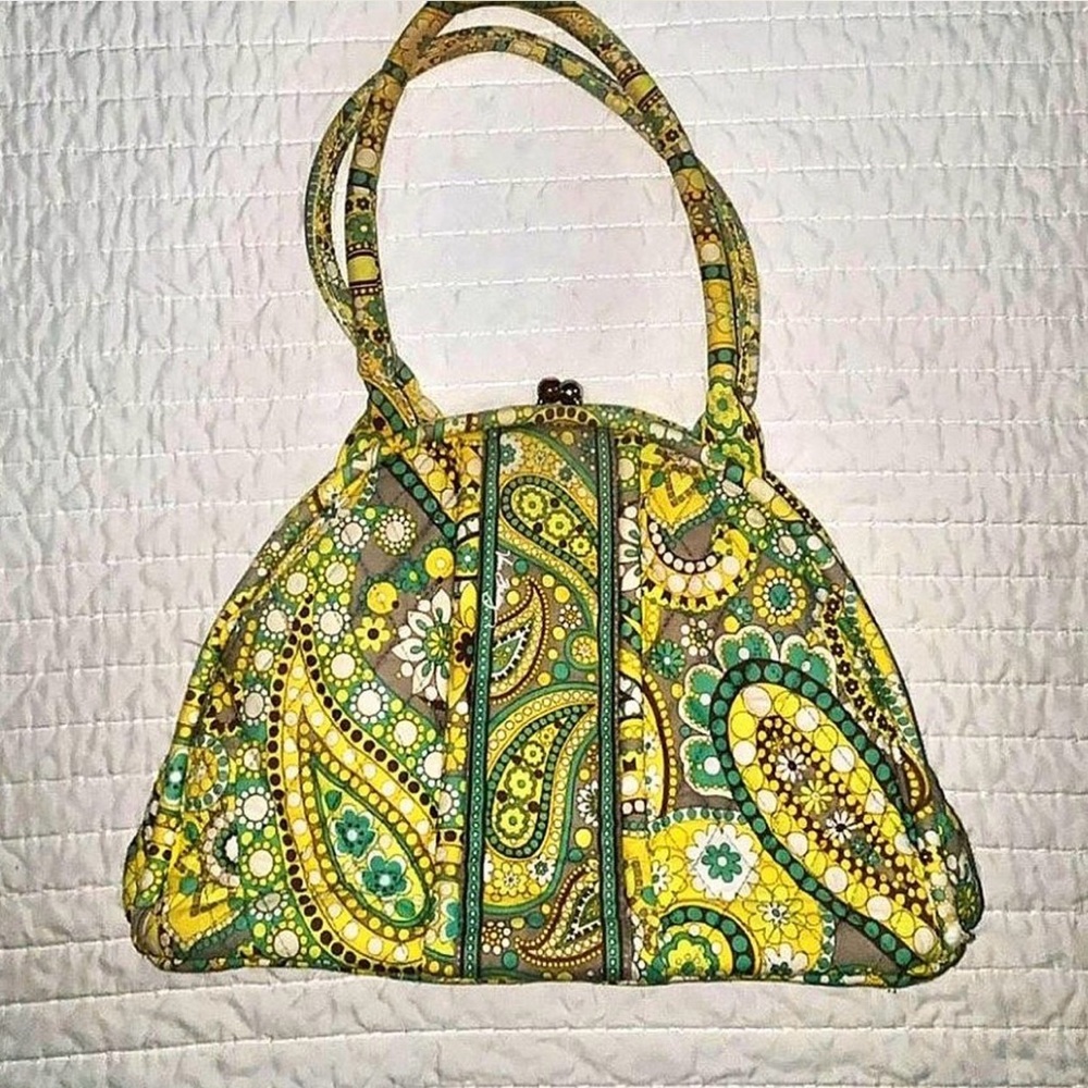 Vera Bradley Eloise Retired Lemon Parfait Bag